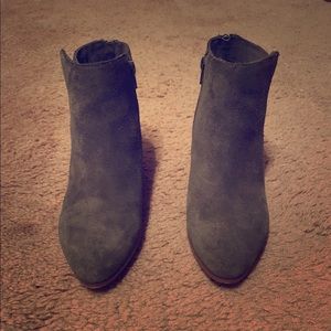 Sole Society Olive Green Ankle Boots